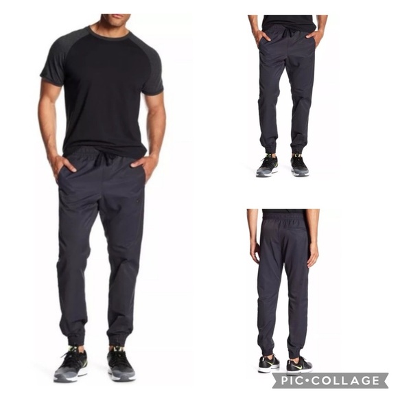 Nike Slim Fit Tapered Elastic Waistband Joggers Pants Black/Gray Men’s Size 3X - Picture 1 of 15
